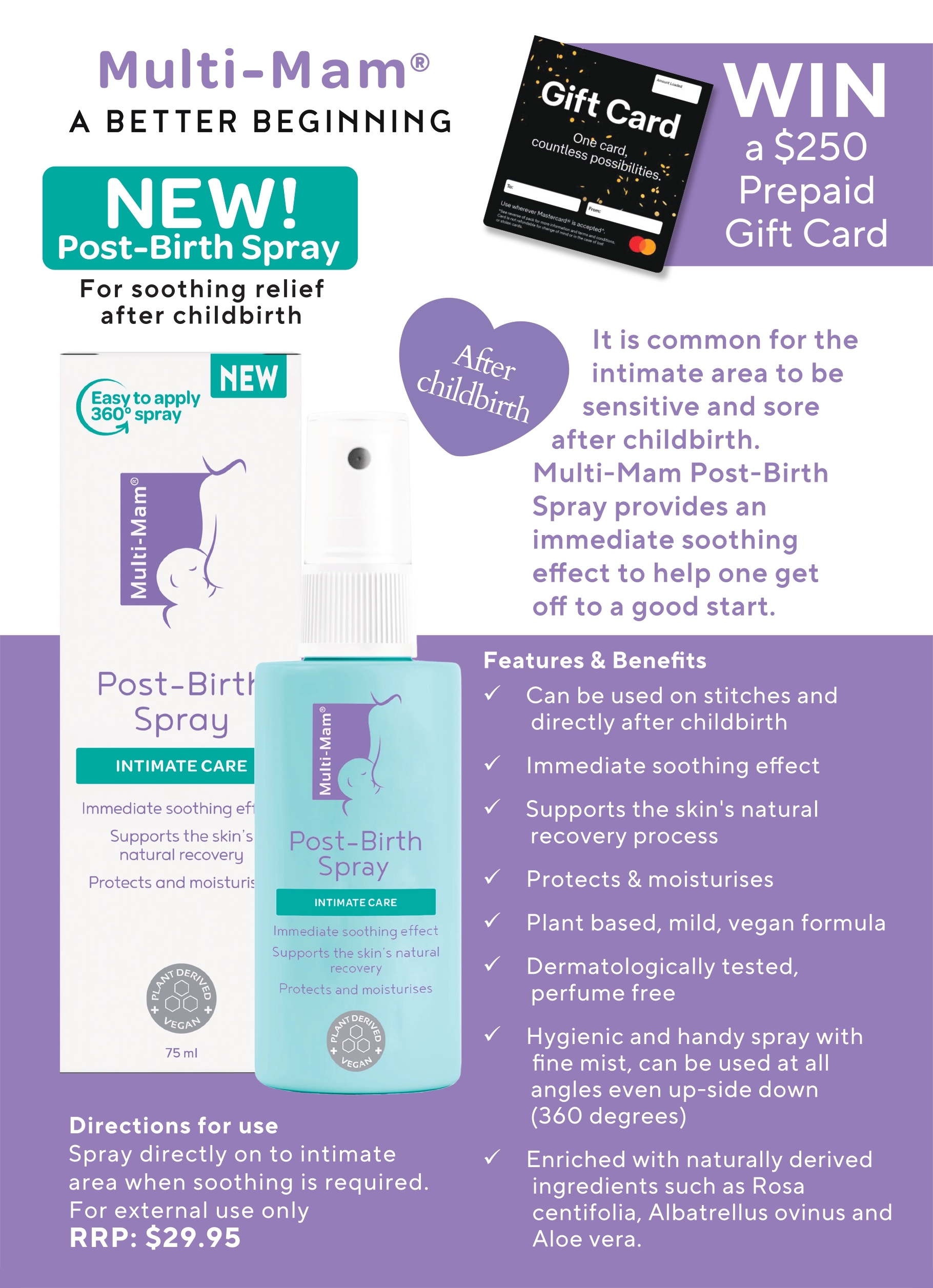 New Post-Birth Spray Training - Multi-Mam